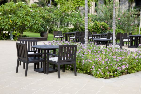 Courtyard Landscaping in Zionsville
