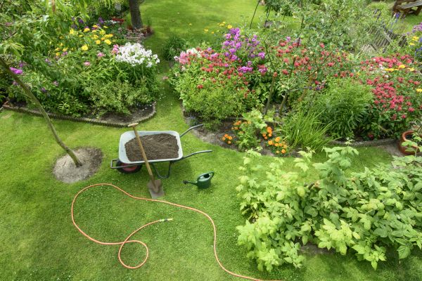 Flower Bed Construction in Zionsville