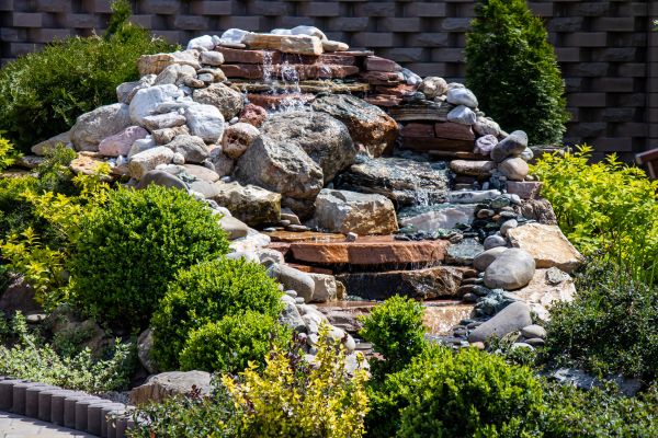 River Rock Landscaping in Zionsville